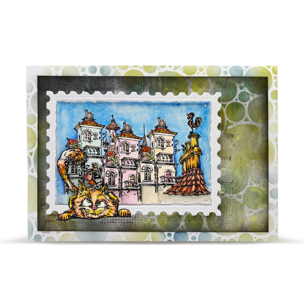 AALL & Create Curious Roofer A6 Clear Stamps 1274 cat 
