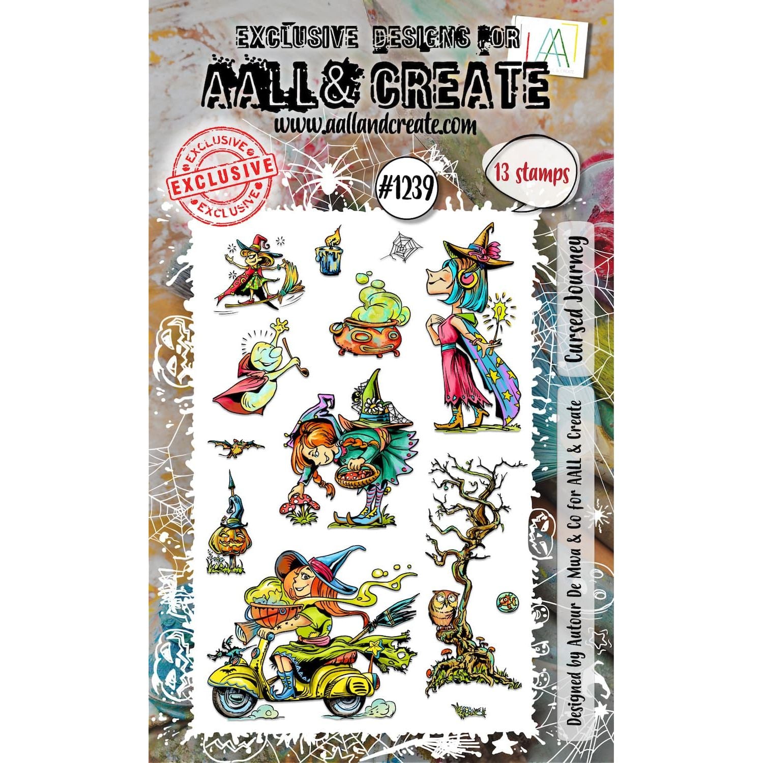 AALL & Create Cursed Journey A6 Clear Stamp Set 1239*