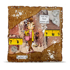 AALL & Create DIY Dee A7 Clear Stamp Set 1435 tools ruler brick background card