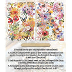 AALL & Create Dancing Poppies Rub Ons ro-023 instruction