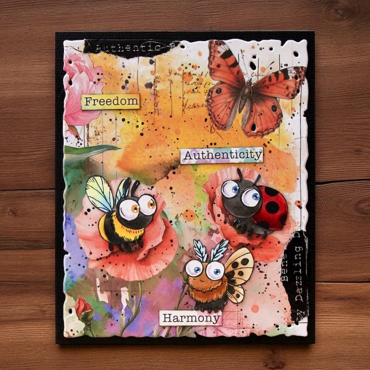 AALL & Create Dandelion Haze A4 Design Paper pa-040 bee