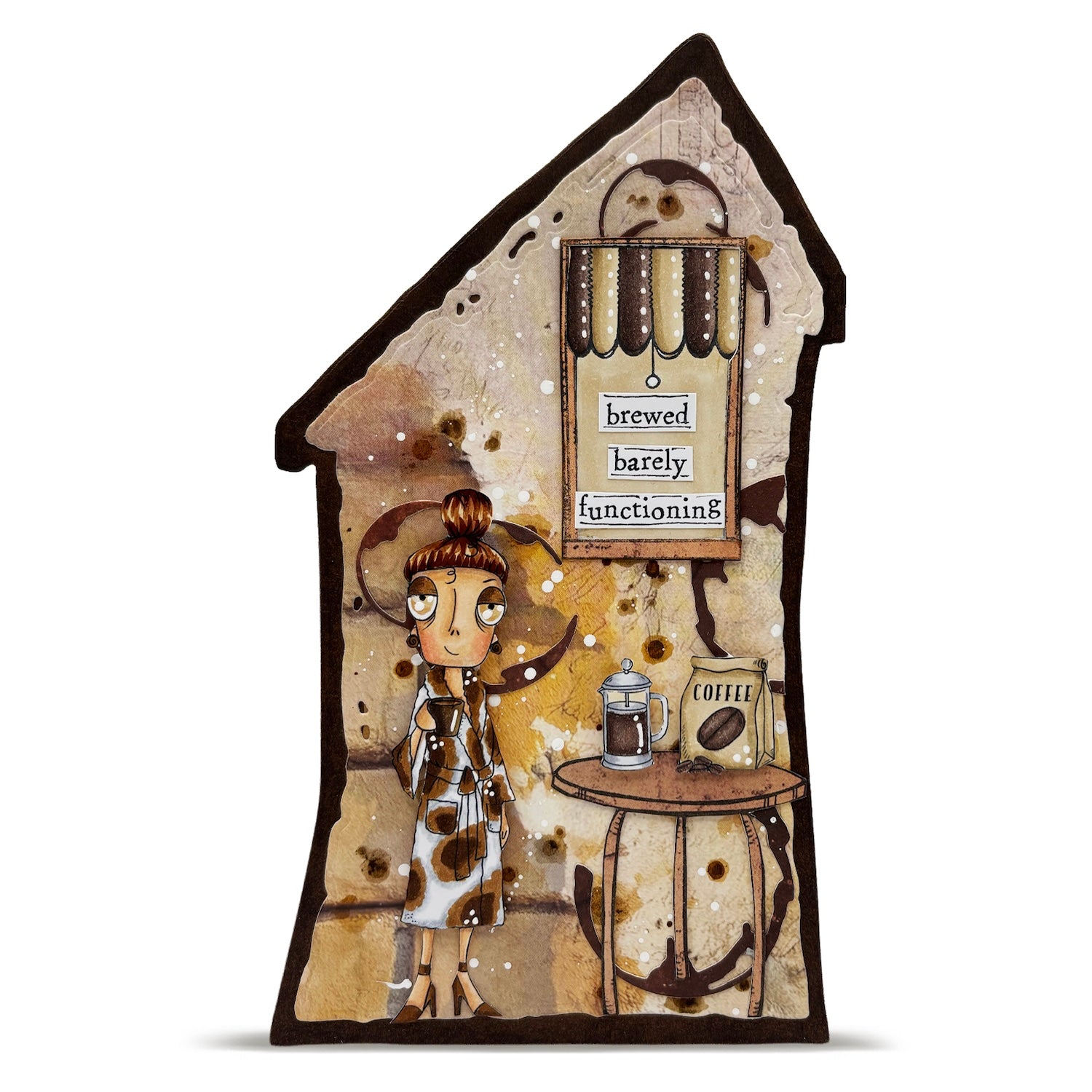 AALL & Create Dee Caffeinated A7 Clear Stamp Set 1365 barely functioning