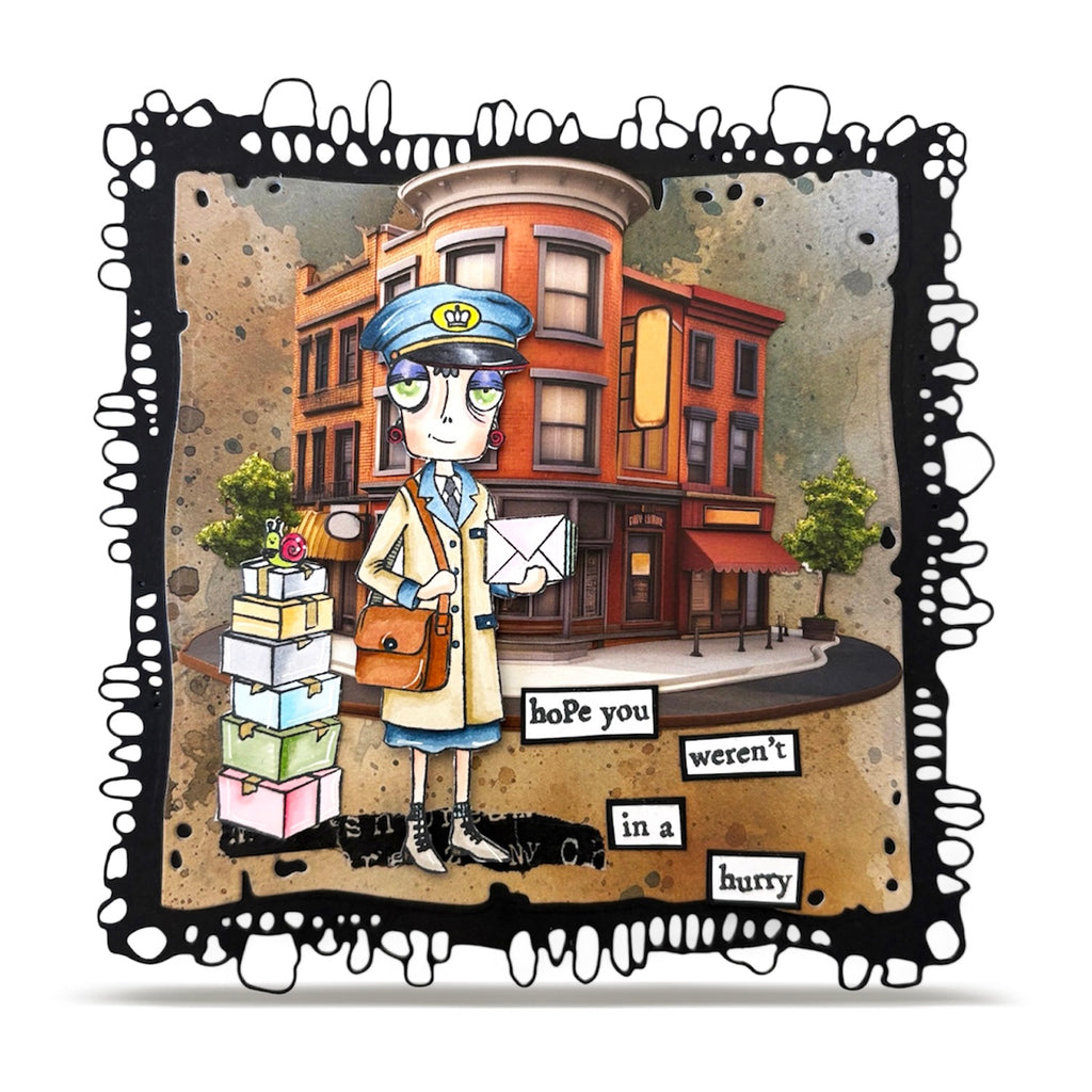 AALL & Create Dee Delivers A7 Clear Stamp Set 1379 snail