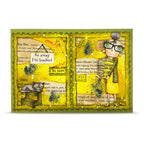 AALL & Create Dee is Booked A7 Clear Stamp Set 1433 books glasses cat on stool go away i'm booked card