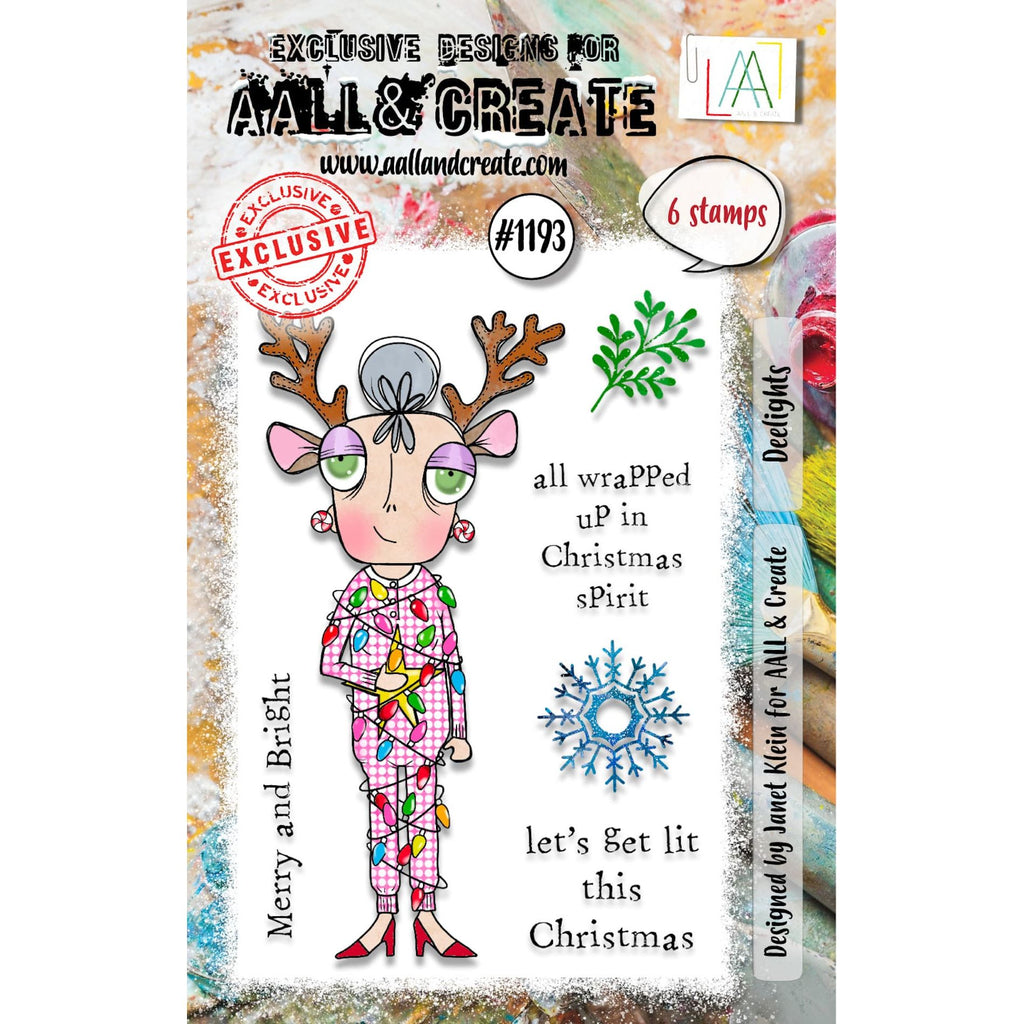 AALL & Create Deelights A7 Clear Stamp Set 1193