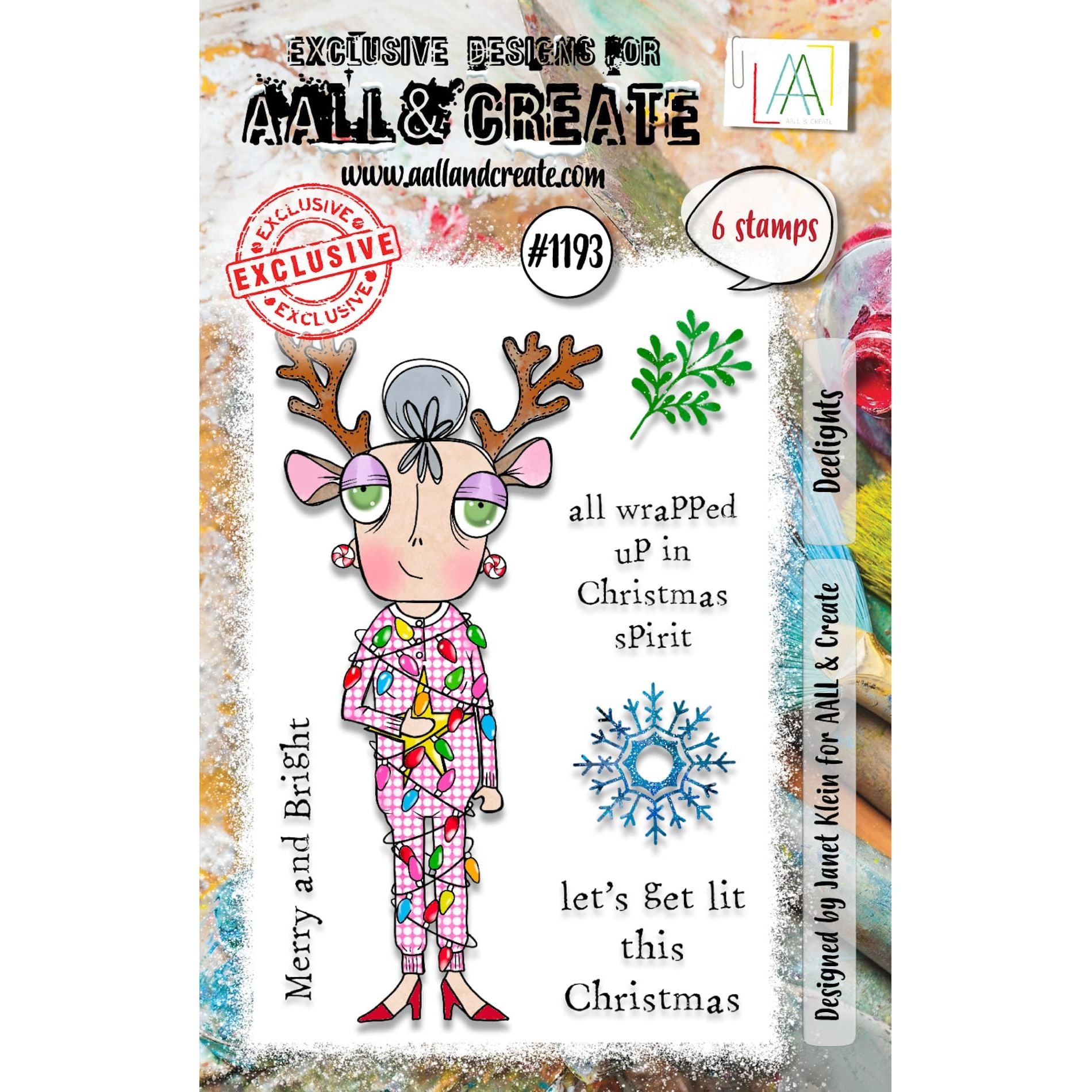 AALL & Create Deelights A7 Clear Stamp Set 1193