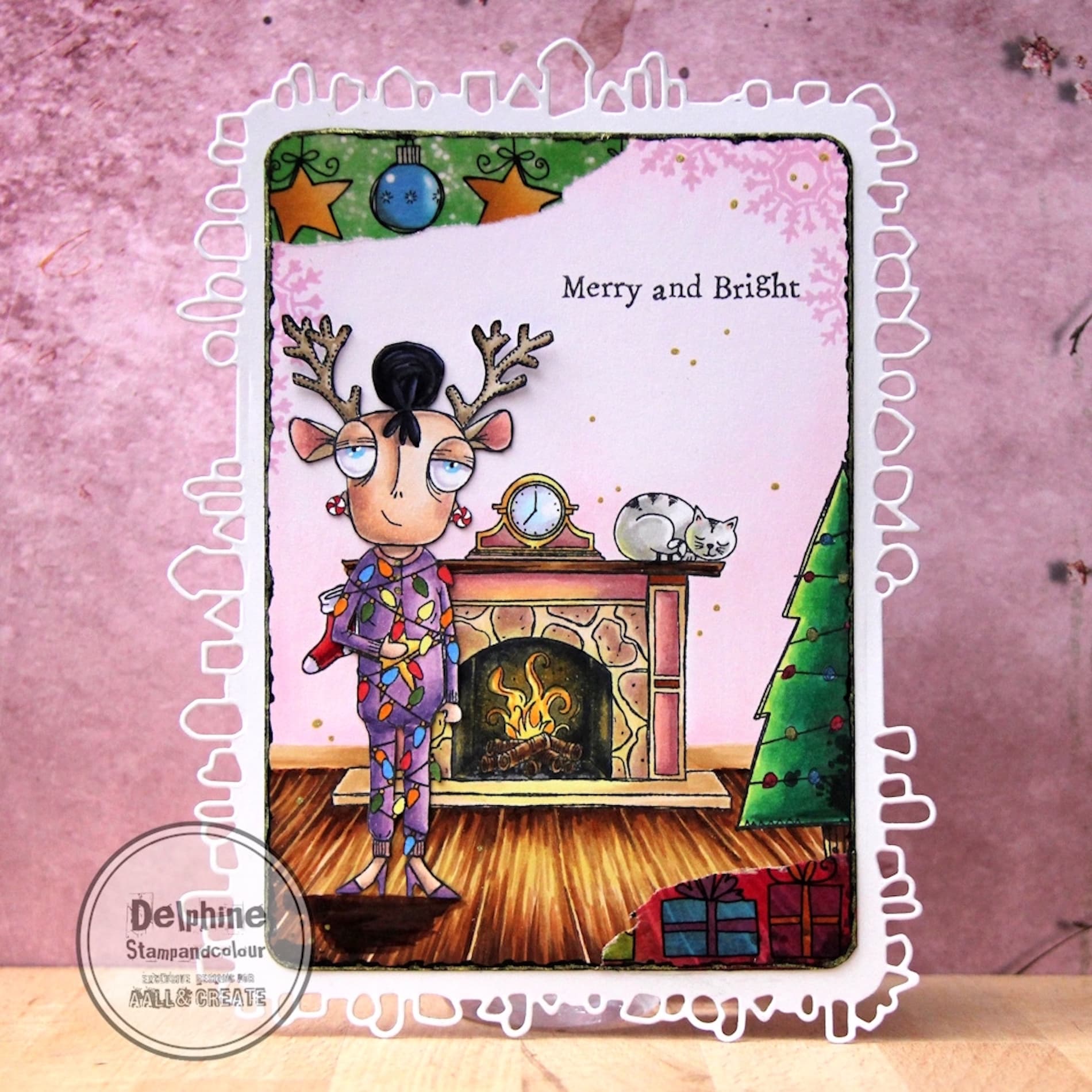 AALL & Create Deelights A7 Clear Stamp Set 1193