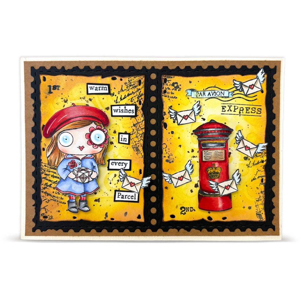 AALL & Create Deliver Joy A7 Clear Stamp Set 1376 warm wishes