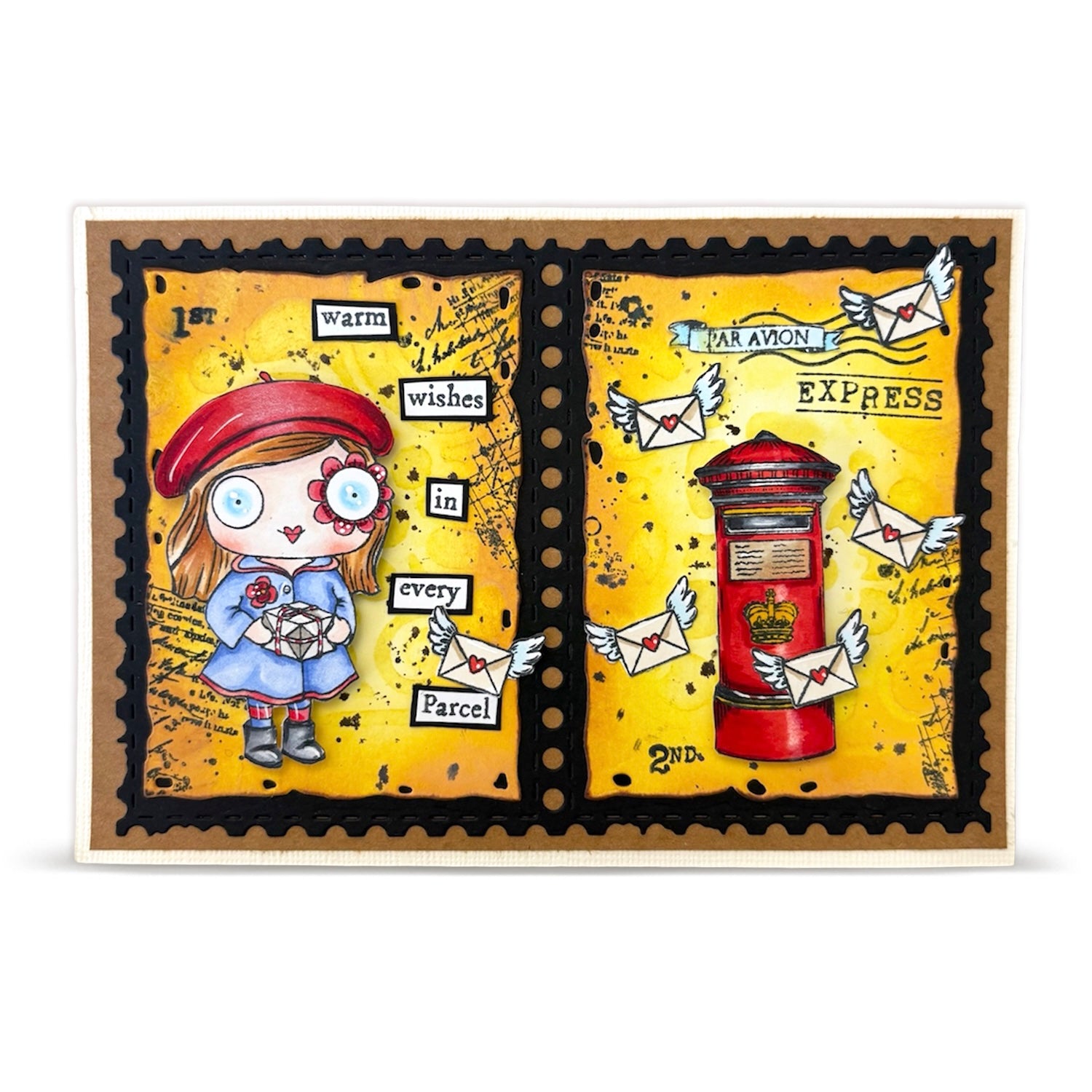 AALL & Create Deliver Joy A7 Clear Stamp Set 1376 warm wishes