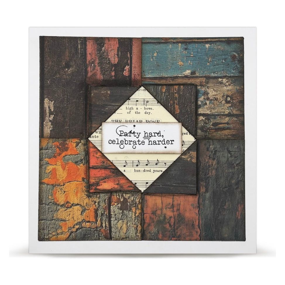 AALL & Create Distressed Dreams Timber Tints Design A5 Paper pa026 party hard