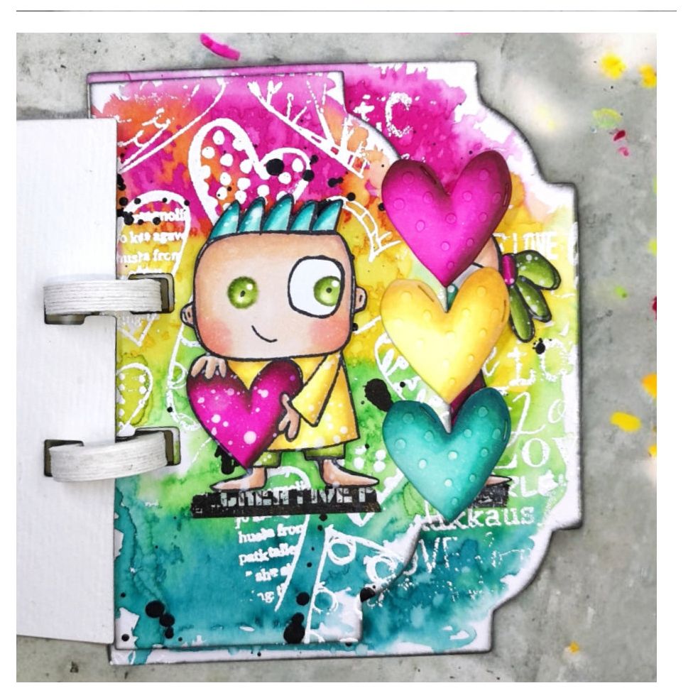 AALL & Create Dotted Love Dies 82 heart 