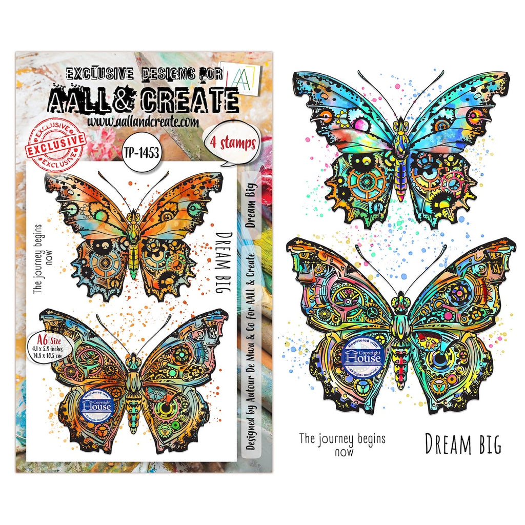 AALL & Create Dream Big A6 Clear Stamp Set 1453