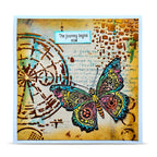 AALL & Create Dream Big A6 Clear Stamp Set 1453 journey begins now butterfly