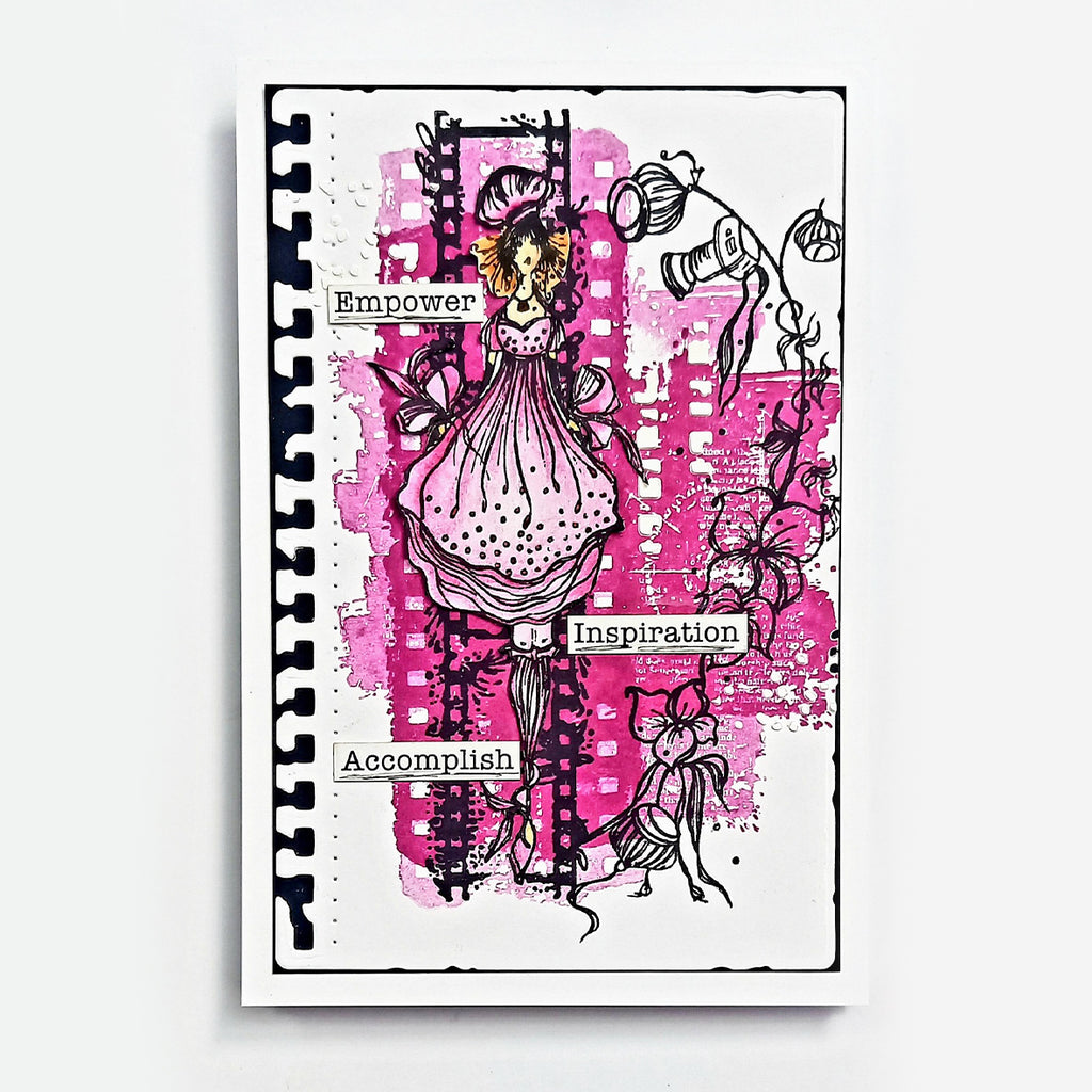 AALL & Create Drift With The Stem A6 Clear Stamp Set 1431 empower