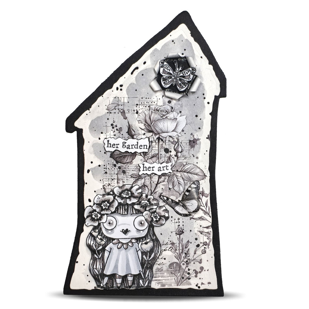 AALL & Create Edgy Botanica A5 Rub Ons ro-019 house