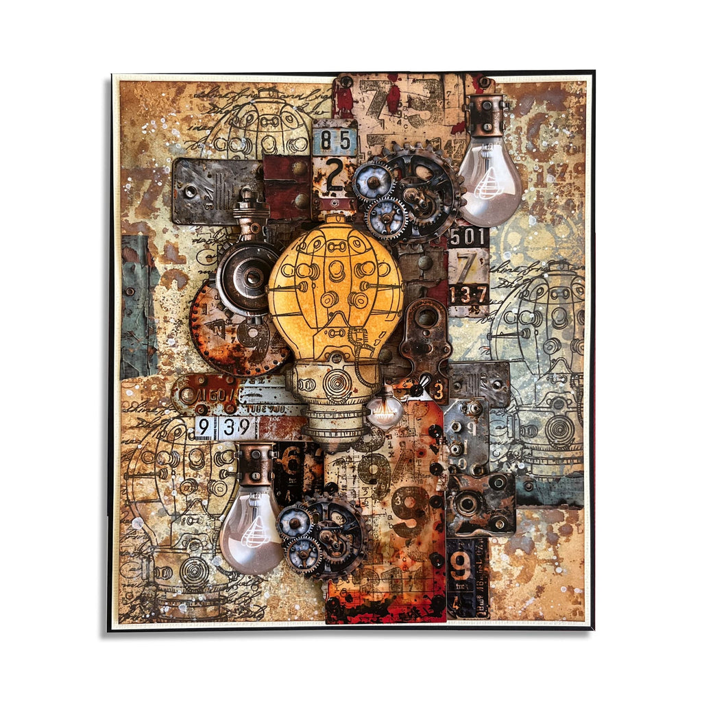 AALL & Create Edison Glow A7 Clear Stamp Set 1228