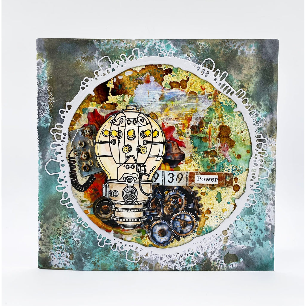 AALL & Create Edison Glow A7 Clear Stamp Set 1228