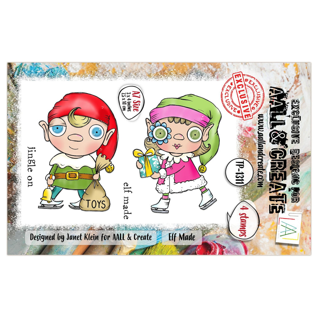AALL & Create Elf Made A7 Clear Stamps 1311 1