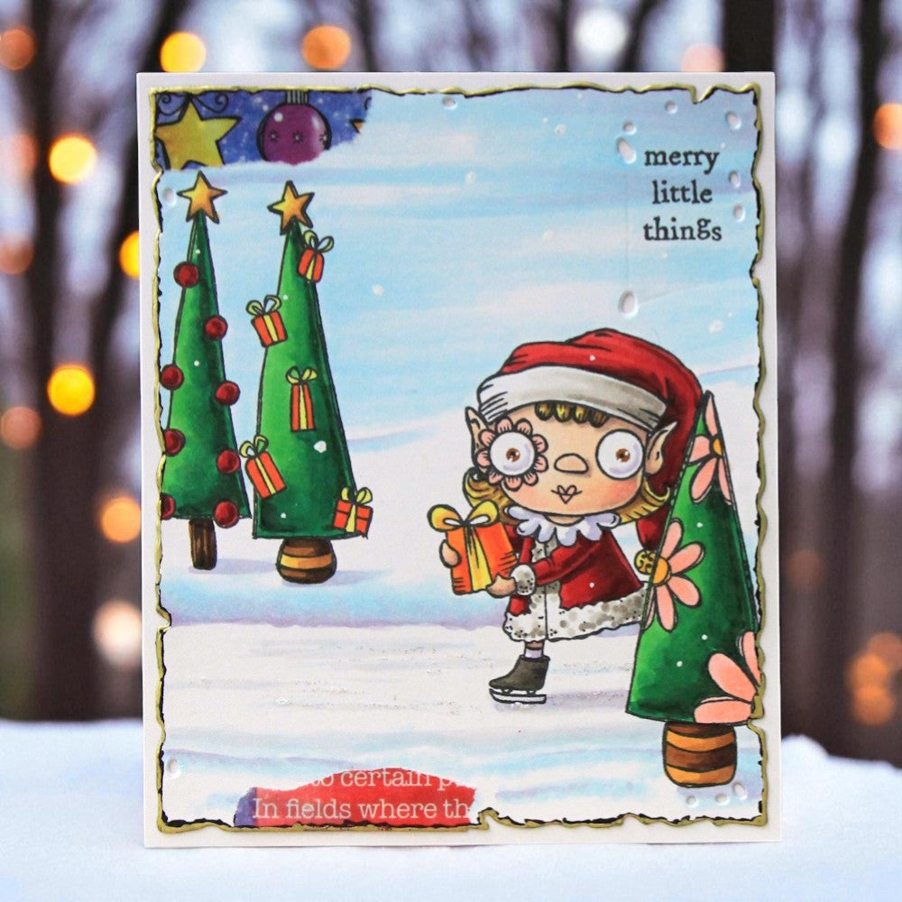 AALL & Create Elf Made A7 Clear Stamps 1311 merry