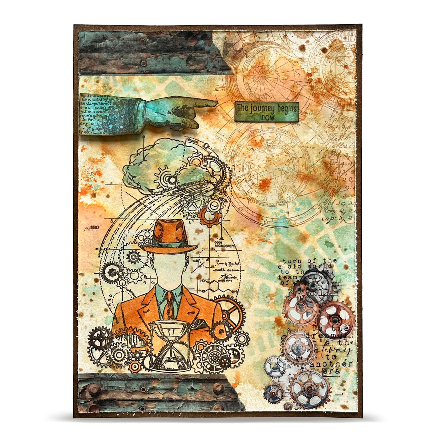 AALL & Create Faceless Time A6 Clear Stamp Set 1456 journey begins now