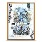 AALL & Create Faceless Time A6 Clear Stamp Set 1456 life is a beautiful journey