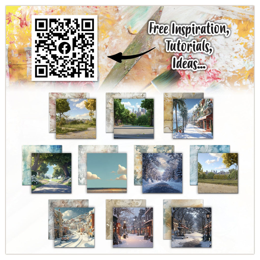 AALL & Create Faded Horizons 6x6 Design Paper 36 papers