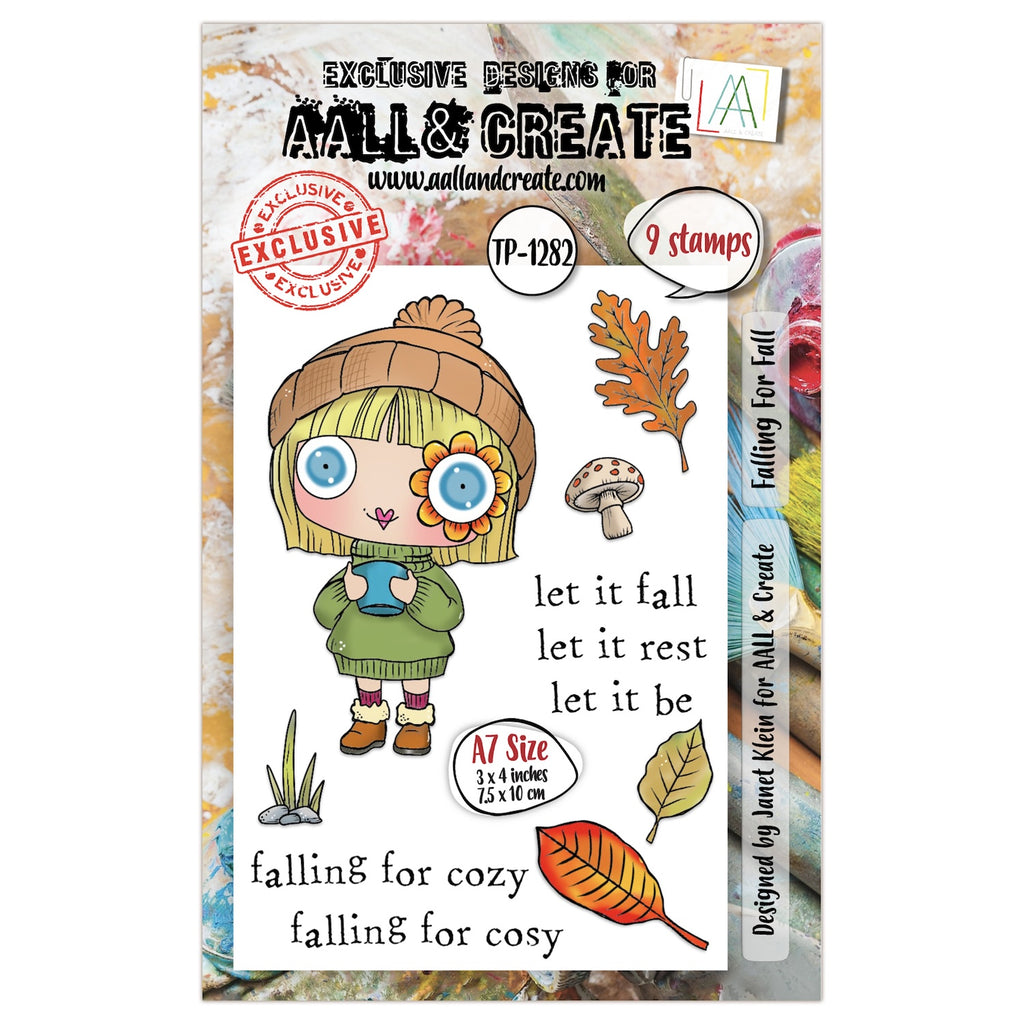 AALL & Create Falling For Fall A7 Clear Stamps 1282