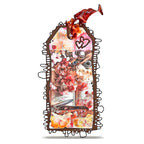 AALL & Create Feathered Words Layer it up Washi Tape mt-157 feather flowers on book hearts tag card
