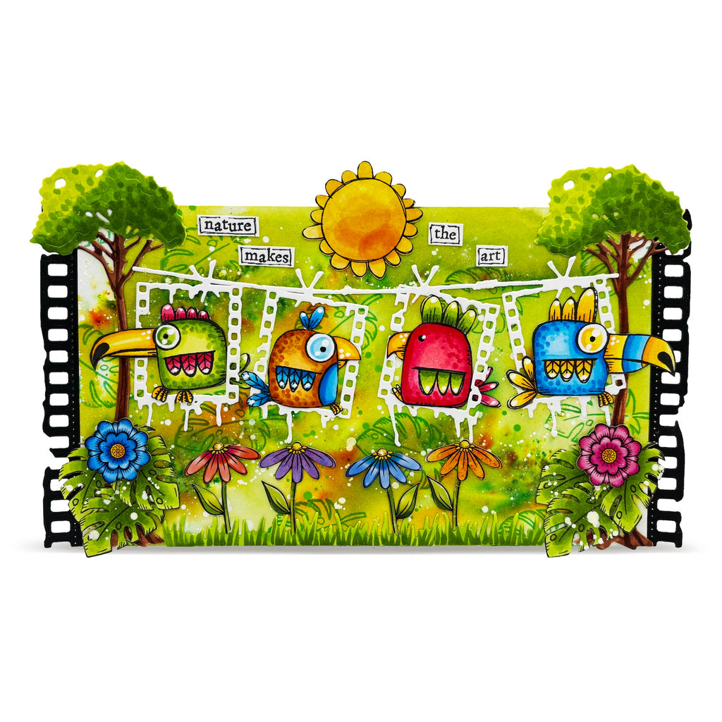 AALL & Create Film Tangle Die di-119 birds
