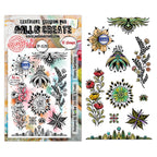 AALL & Create Fleurs Curieuses A6 Clear Stamp Set 1529