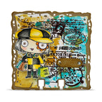 AALL & Create Flight Marks A6 Clear Stamp Set 1339 yellow and black dress