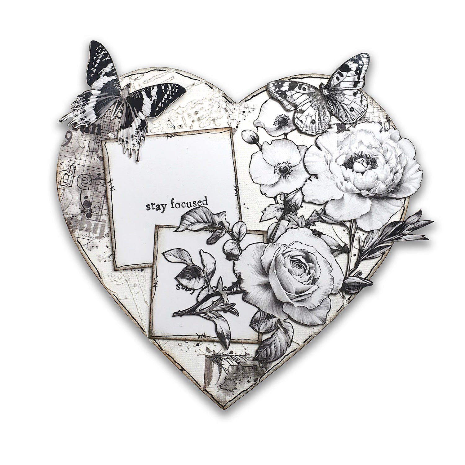 AALL & Create Fly Around A5 Rub Ons ro-021 heart
