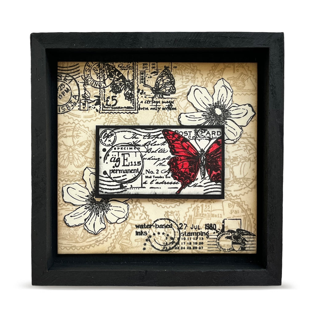 AALL & Create Fragments in Transit A7 Clear Stamp Set 1446 flower