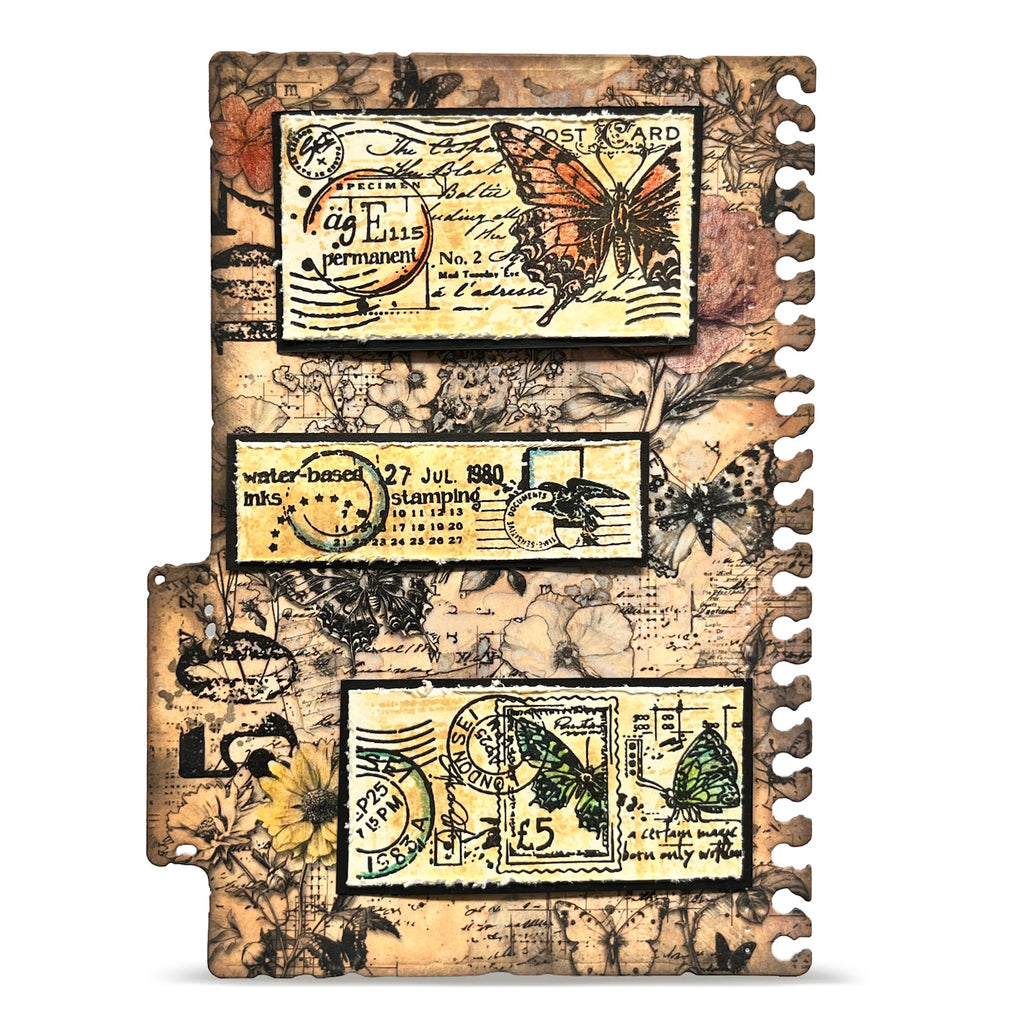 AALL & Create Fragments in Transit A7 Clear Stamp Set 1446post card