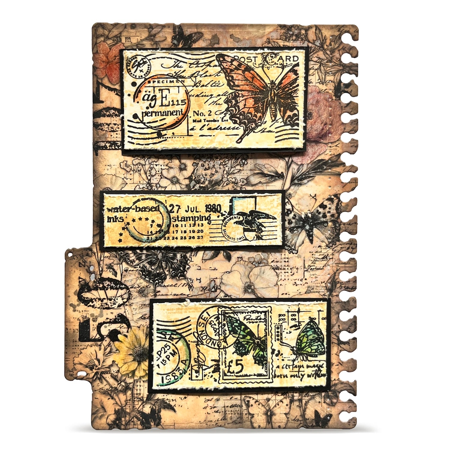 AALL & Create Fragments in Transit A7 Clear Stamp Set 1446post card