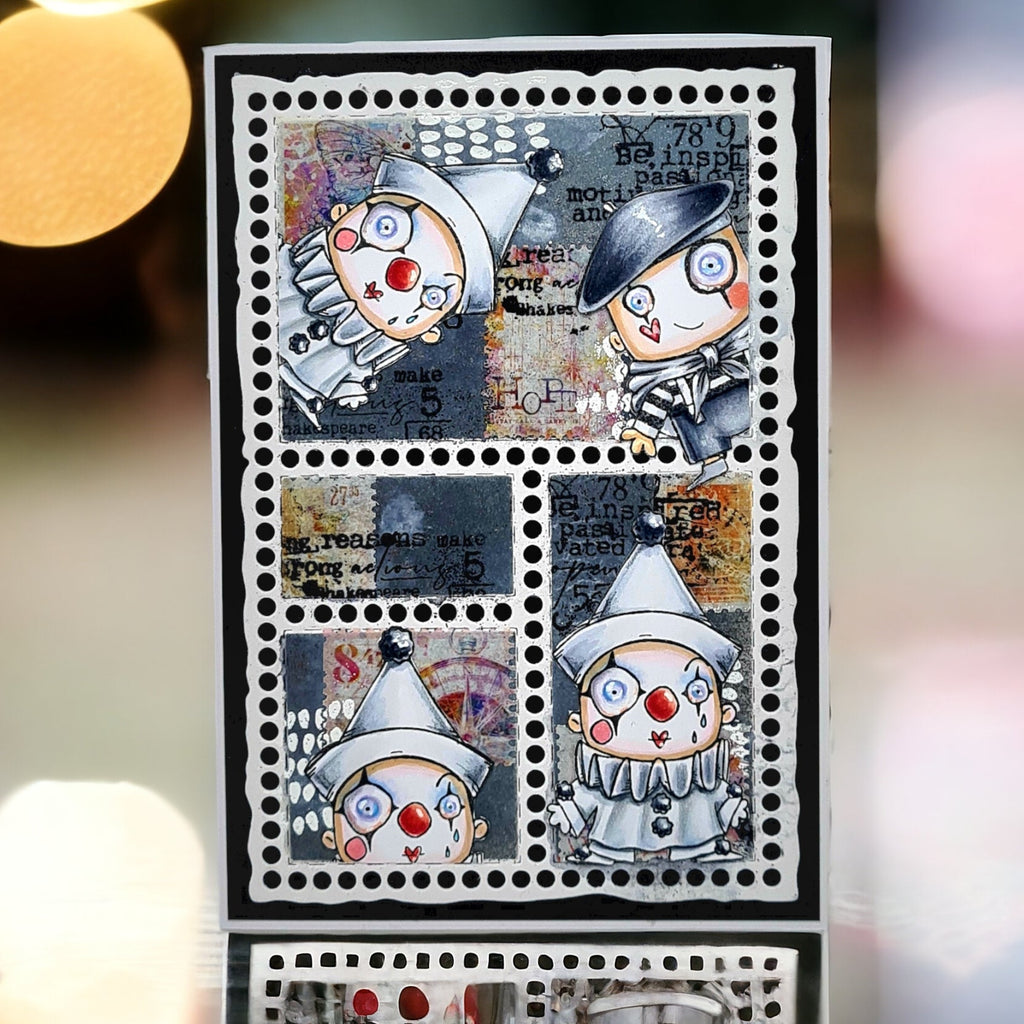 AALL & Create Frame Frenzy 6x4 Stencil 235 clowns