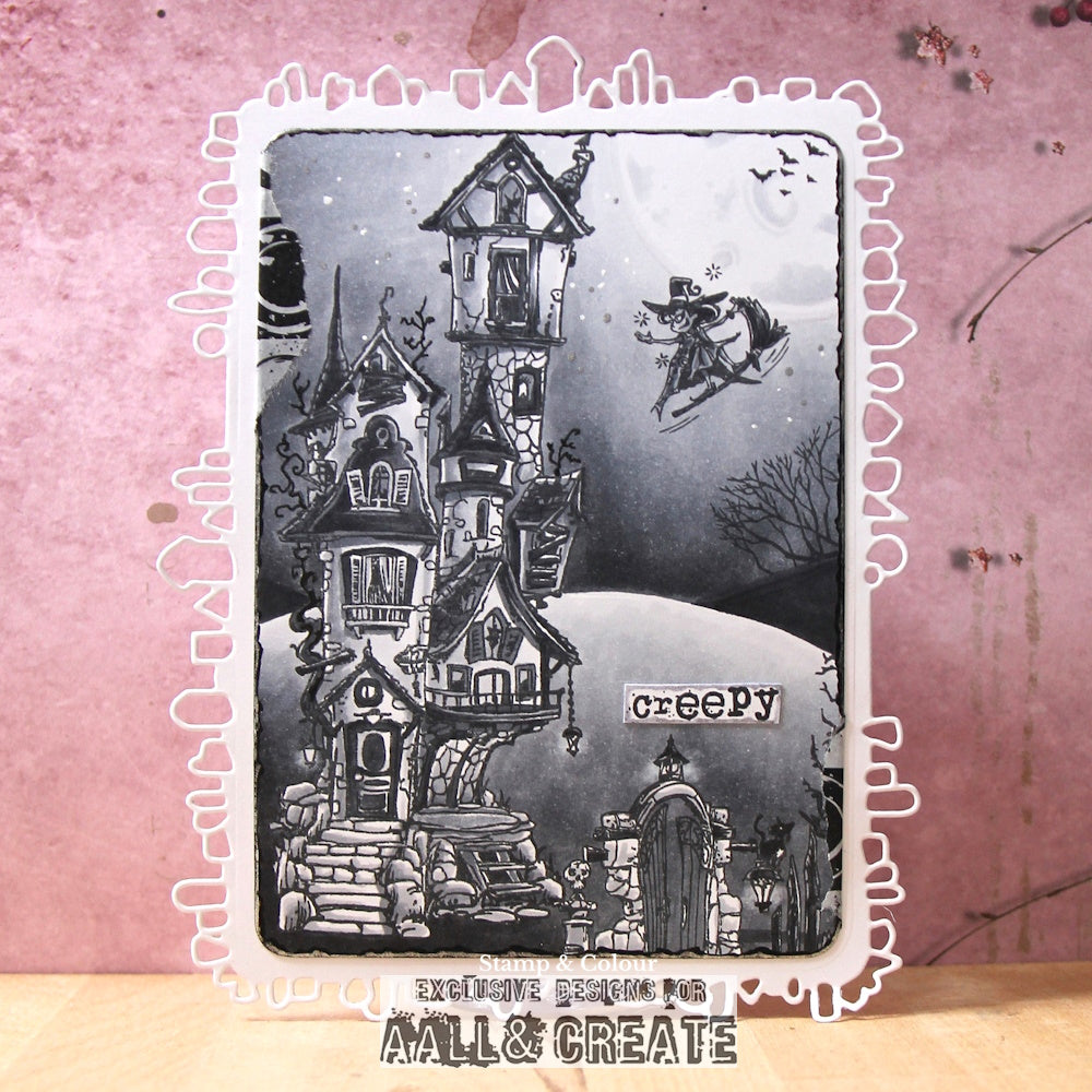 AALL & Create Frightful Manor A6 Clear Stamp Set 1237