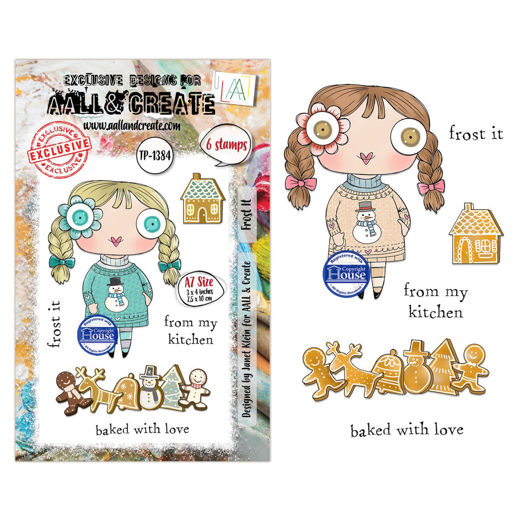AALL & Create Frost It A7 Clear Stamp Set 1384