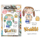 AALL & Create Frost It A7 Clear Stamp Set 1384