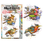 AALL & Create Gearfeather A6 Clear Stamp Set 1452