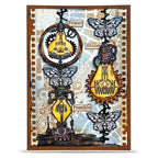 AALL & Create Gearlight Glow A6 Clear Stamp Set 1457 power shine possible