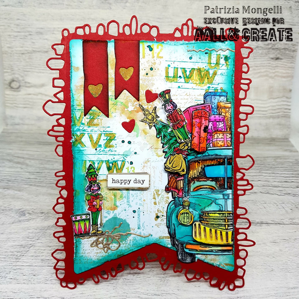AALL & Create Gifts On Wheels A6 Clear Stamp Set 1221*