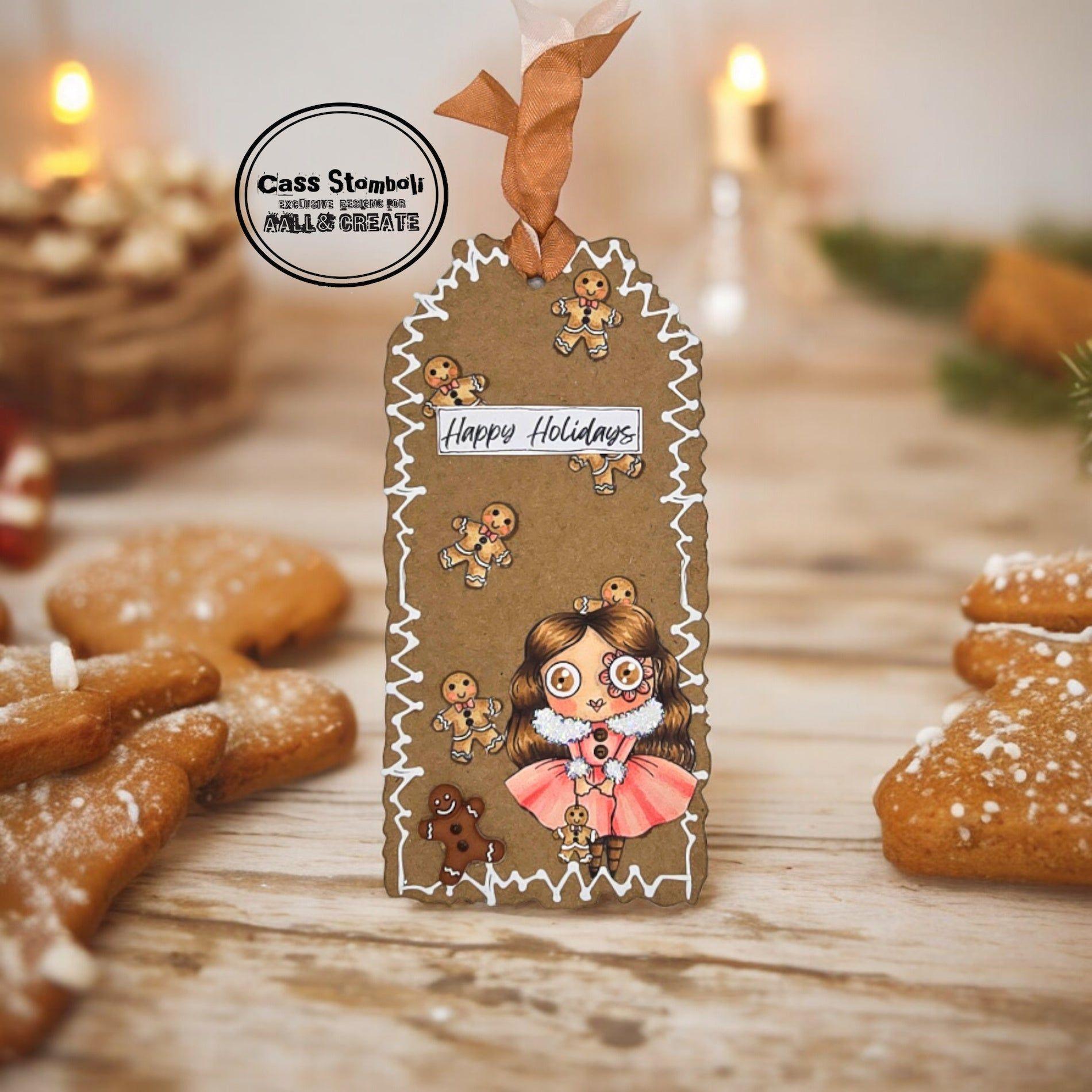 AALL & Create Ginger’s Gingerbread A7 Clear Stamp Set 1192