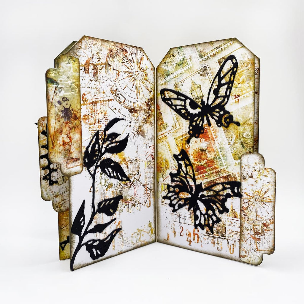AALL & Create Golden Tickets Ephemera Die Cuts 73 butterfly