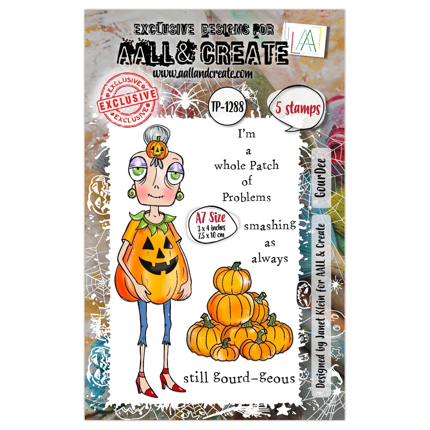 AALL & Create GourDee A7 Clear Stamps 1288
