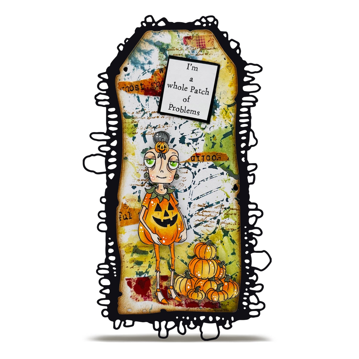 AALL & Create GourDee A7 Clear Stamps 1288 halloween pumpkins