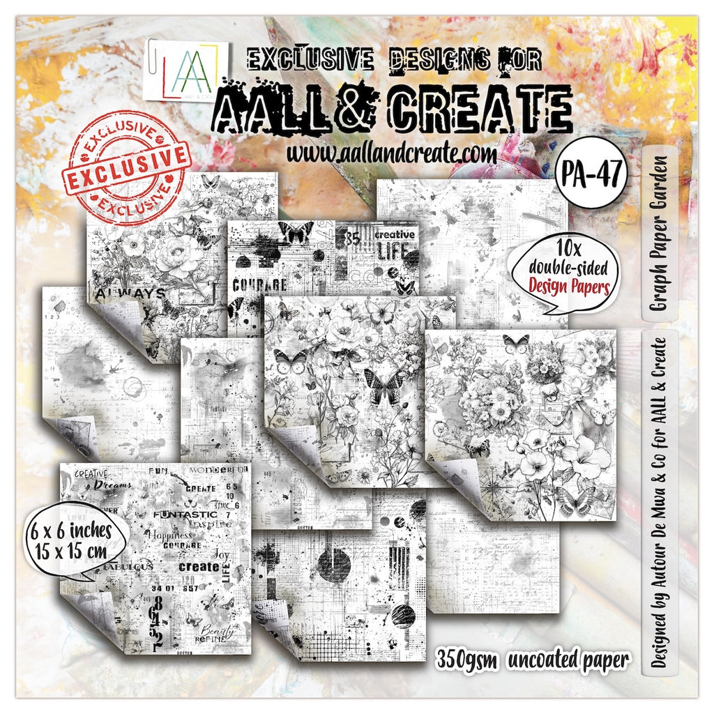 AALL & Create Graph Paper Garden 6x6 Paper pa-047
