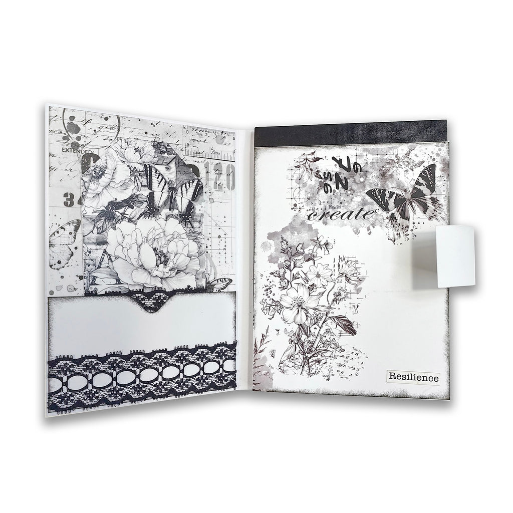 AALL & Create Grit & Grace A5 Rub Ons ro-020 butterfly