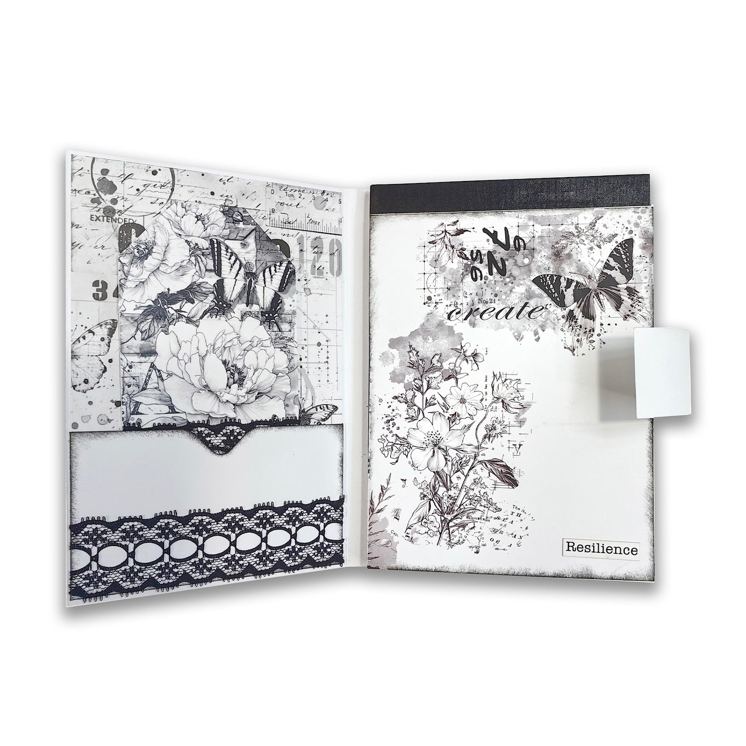 AALL & Create Grit & Grace A5 Rub Ons ro-020 butterfly