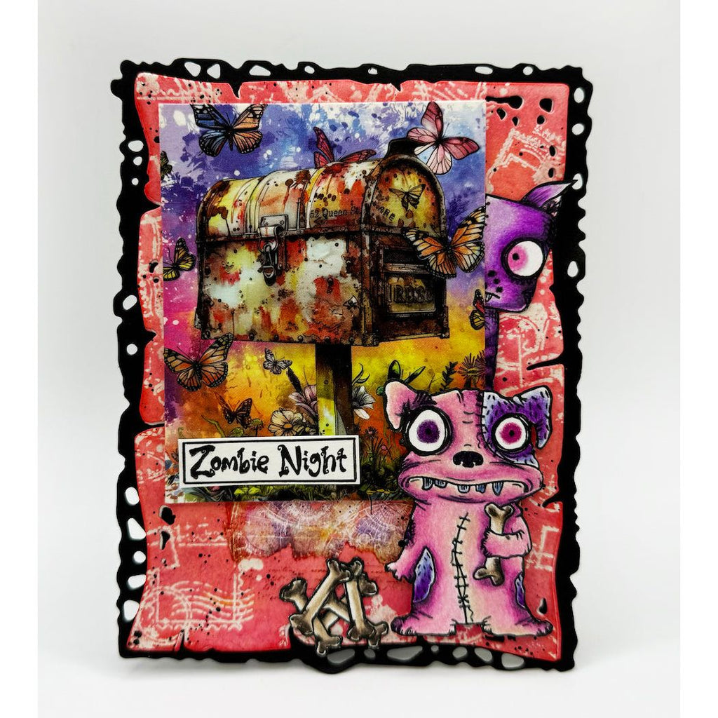 AALL & Create Growing Mail Layer It Up Washi Tape 119 zombie night